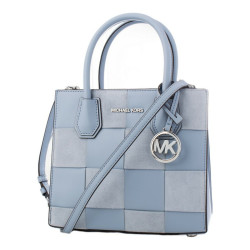 Sac-à-main Femme Michael Kors 35S2SM9M6S-PALE-BLU-MLT Bleu 22 x 19 x