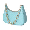 Sac-à-main Femme Michael Kors 35S2G4CU1B-SEAFOAM Bleu 24 x 12 x 7 cm