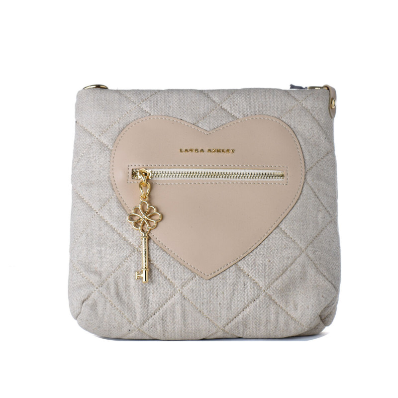 Sac-à-main Femme Laura Ashley DIXIE-CREAM Gris 24 x 24 x 9 cm