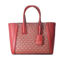 Sac-à-main Femme Michael Kors 35F2G6KC5V-CHILI-GLD Rouge 24 x 18 x 8