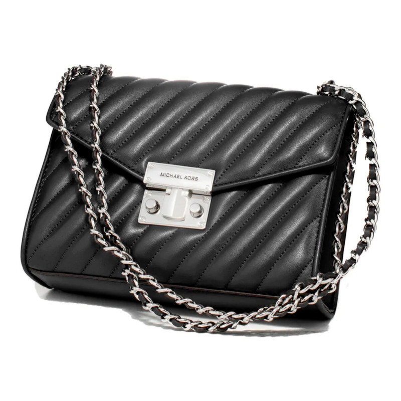 Sac-à-main Femme Michael Kors 35T0SXOL2U-BLACK 23 x 18 x 7 cm Noir