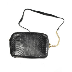 Women's Handbag 1987 by Abaco CLEO-NOIR Black 19 x 13 x 8 cm