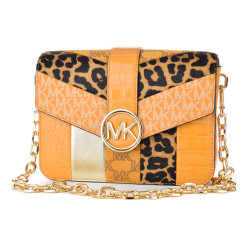 Sac-à-main Femme Michael Kors 35F2GNML2Y-HNY-CMB-MULTI Jaune 22 x 18