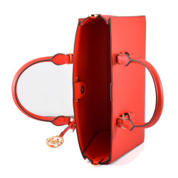 Sac-à-main Femme Michael Kors CHARLOTE Rouge 30 x 20 x 12 cm