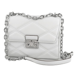 Women's Handbag Michael Kors Serena White 22 x 16 x 9 cm