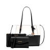 Sac-à-main Femme Michael Kors CHARLOTE Noir 27 x 34 x 11 cm