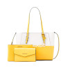 Sac-à-main Femme Michael Kors CHARLOTE Jaune 27 x 34 x 11 cm