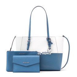 Sac-à-main Femme Michael Kors CHARLOTE-DENIM-MULTI Bleu 27 x 34 x 11