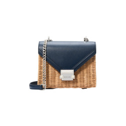 Sac à Bandoulière Michael Kors WHITNEY-NAVY Bleu 21 x 18 x 7 cm