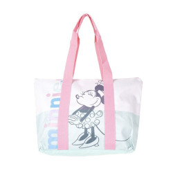 Sac de plage Minnie Mouse Rose Multicouleur 47 x 33 x 15 cm