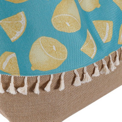 Sac DKD Home Decor Citron Polyester Jute (2 pcs) (44 x 15 x 57 cm)