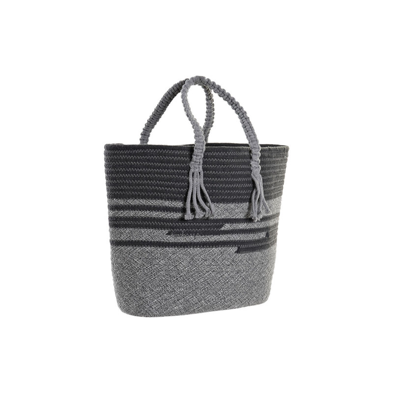 Sac DKD Home Decor 48 x 16 x 36 cm Gris