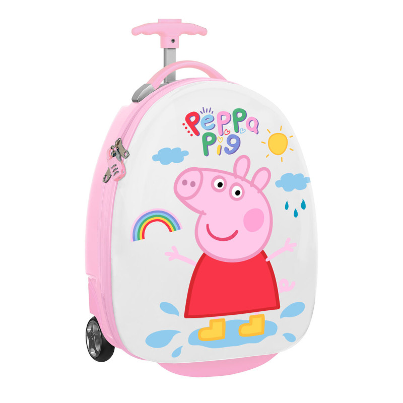 Trolley Peppa Pig peppa pig Enfant Rose Menthe 16'' 28 x 43 x 23 cm