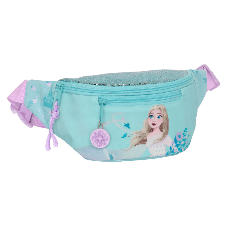 Sac banane Frozen Hello spring Bleu clair 23 x 12 x 9 cm