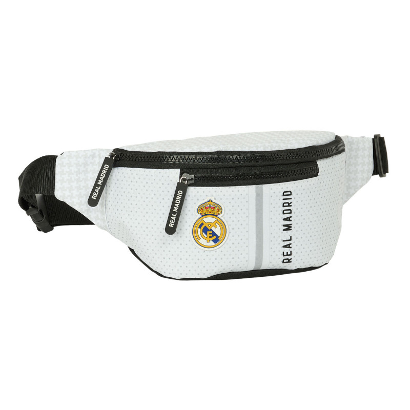 Sac banane Real Madrid C.F. 24/25 Blanc Gris Sportif 23 x 12 x 9 cm