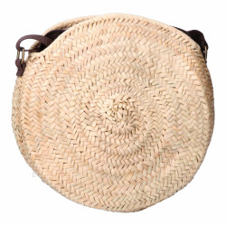 Sac-à-main Femme EDM 30 x 30 cm Rond Feuille de palmier