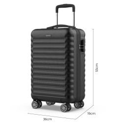 Cabin suitcase Numada Black 30 L 55 x 36 x 19 cm