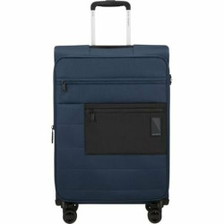 Valise de taille moyenne Samsonite Vaycay Spinner Expansible Bleu 74 L