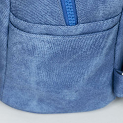 Casual Backpack Stitch Blue