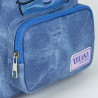 Casual Backpack Stitch Blue