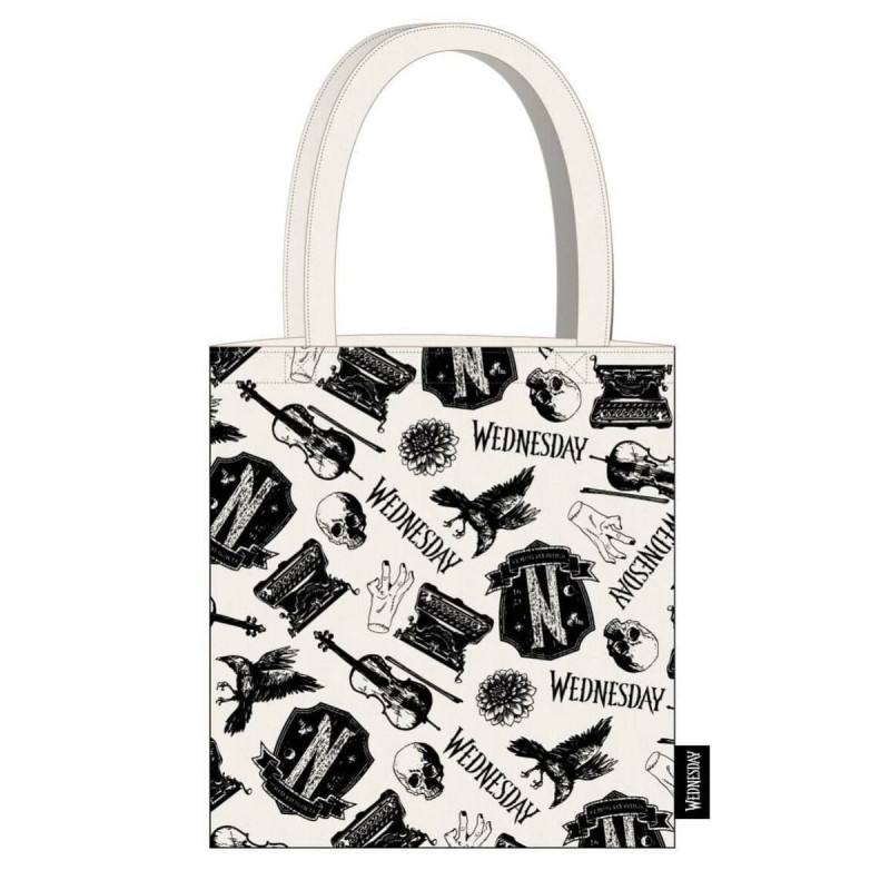 Women's Handbag Wednesday White 36 x 39 x 0,4 cm