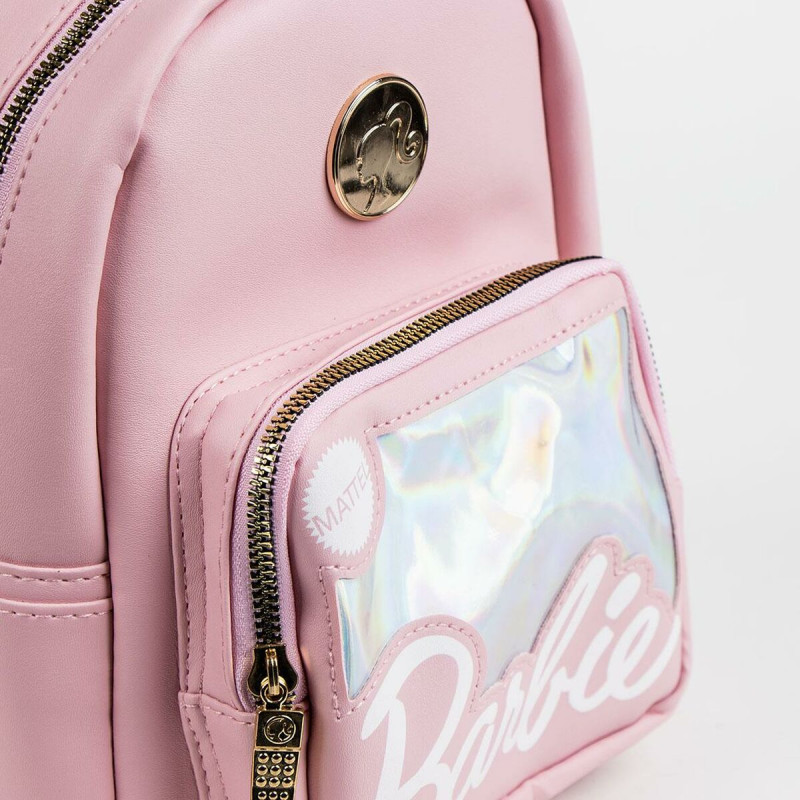 Casual Backpack Barbie Pink