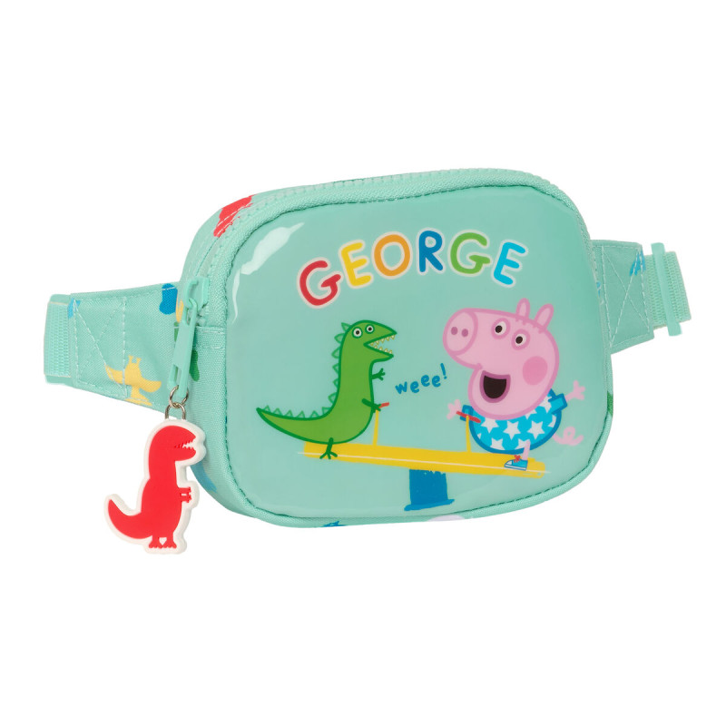 Sac banane Peppa Pig George Menthe 14 x 11 x 4 cm