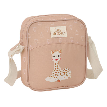 Sac à Bandoulière Sophie la Girafe Beige 16 x 18 x 4 cm