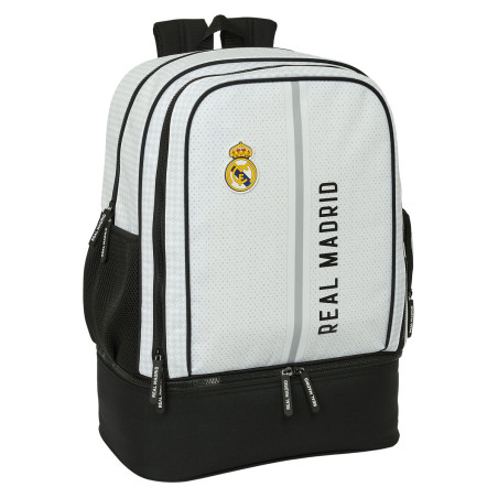 Gym Bag Real Madrid C.F. 24/25 White Grey 35 x 50 x 24 cm