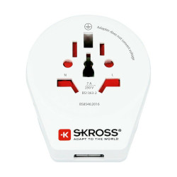 Adaptateur de courant Skross 1500267 United Kingdom International 1 x