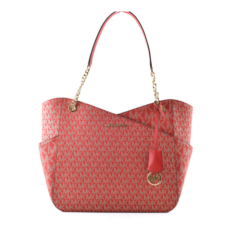 Sac-à-main Femme Michael Kors JET SET TRAVEL Rouge 30 x 28 x 13 cm