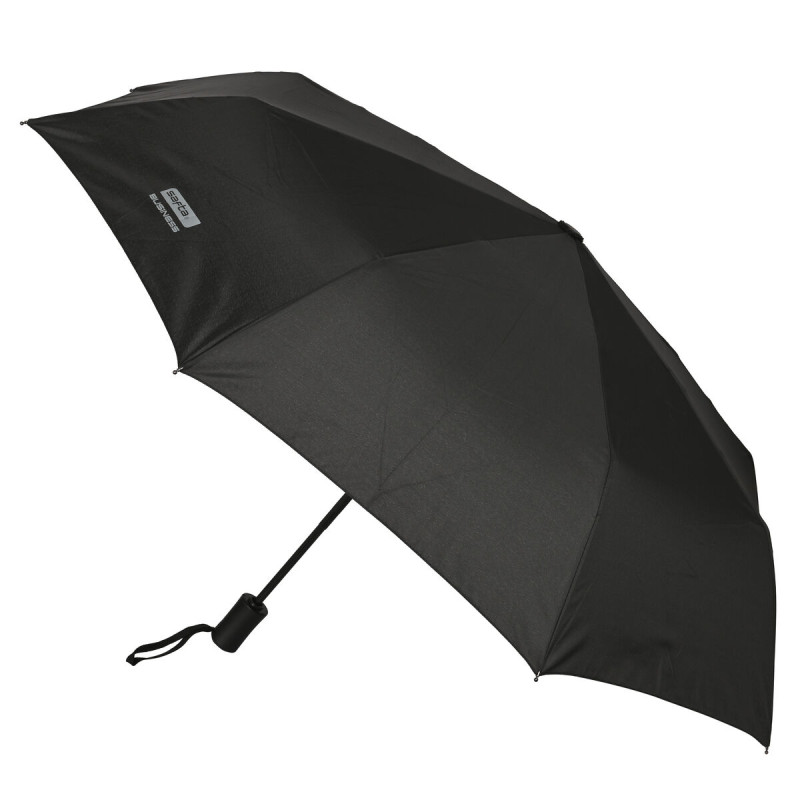 Foldable Umbrella Safta Business Black (Ø 102 cm)