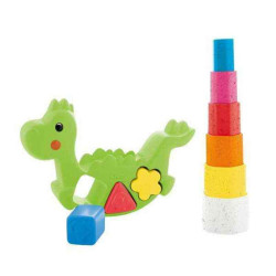 Centre d'activités Dino Lino Chicco 2 en 1 (9 pcs)