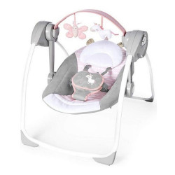 Rocking Chair Ingenuity Compact Swing - Flora Light Pink