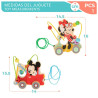 Pull-along toy Disney Wood (6 Units)