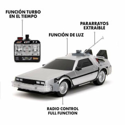 Remote-Controlled Car Back to the Future Delorean Silver 1:16