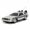 Remote-Controlled Car Back to the Future Delorean Silver 1:16