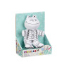 Colouring Plush White Black Cloth 16 x 18 x 13 cm Frog (8 Units)