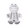 Colouring Plush White Black Cloth 16 x 18 x 13 cm Frog (8 Units)