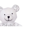 Colouring Plush White Black Cloth 17 x 21 x 12 cm Bear (8 Units)