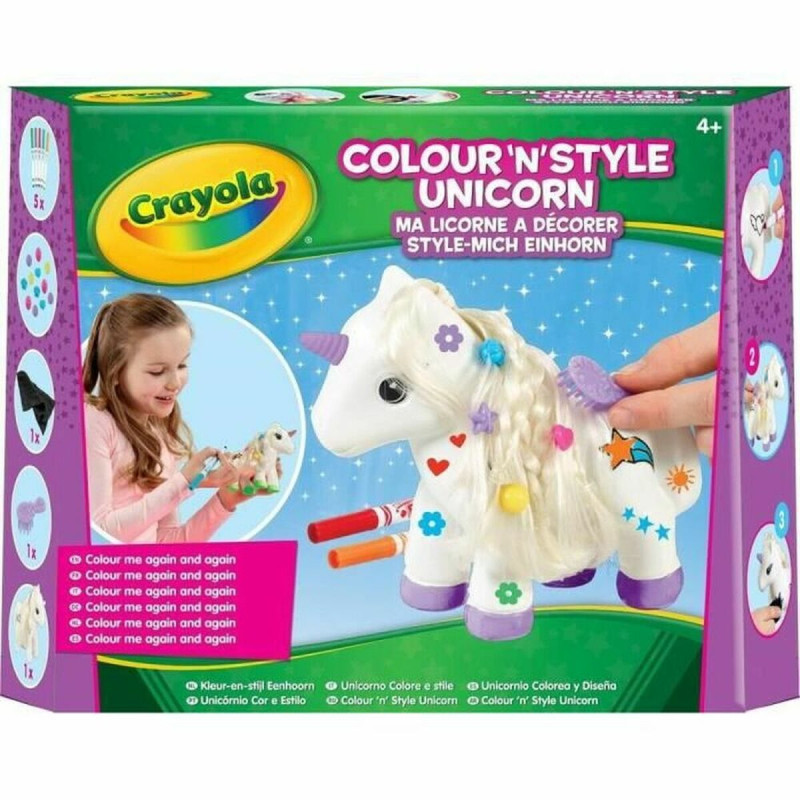 Travaux Manuel Crayola Decorate your Unicorn (FR) Rouge Multicouleur