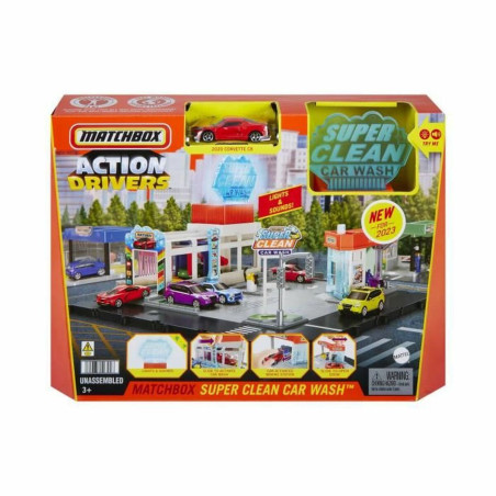 Vehicle Playset Matchbox Action Drivers Super Clean Car Wash