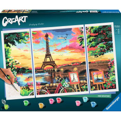 Set de peinture par numéros Ravensburger 20134 80 x 50 cm 4 Pièces 1