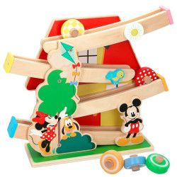 Wooden Track with Ramps for Car Disney 5 Pieces 4 Units 33,5 x 28 x 9,