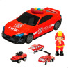 Vehicle Playset Speed & Go 30 x 9,5 x 13 cm Fireman Light Sound 4 Unit