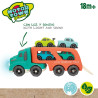 Truck Carrier and Cars Motor Town Light Sound 32,5 x 13 x 10,5 cm (2 U