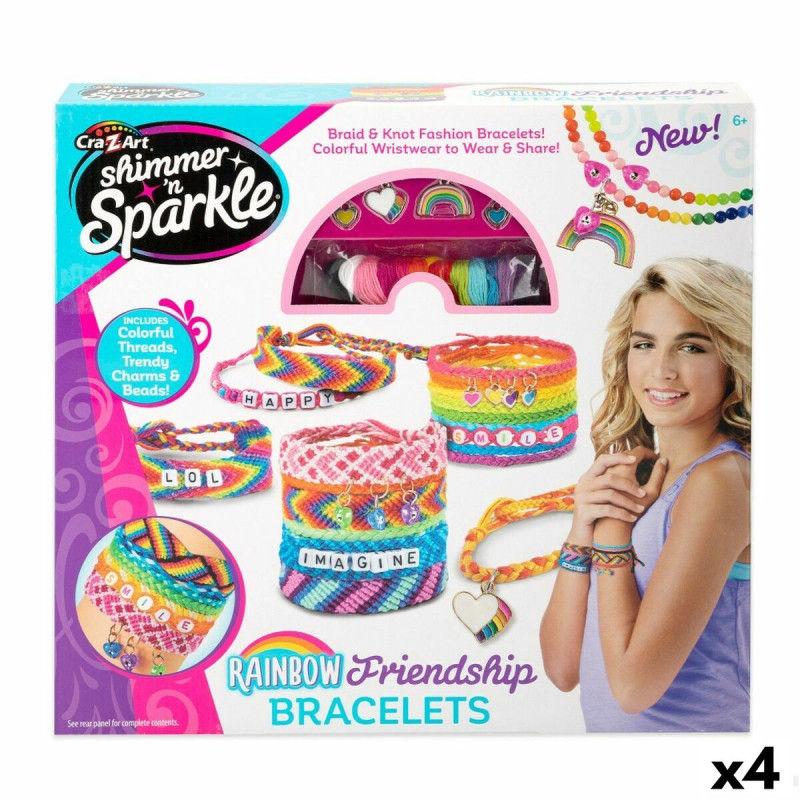 Kit de création de bracelets Cra-Z-Art Friendship Plastique 15 x 23 x