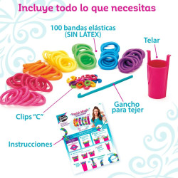 Kit de création de bracelets Cra-Z-Art Plastique 3,4 x 0,3 x 2,7 cm 4