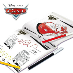 Kit de Dessin Cars Pocket Drawing School (6 Unités)