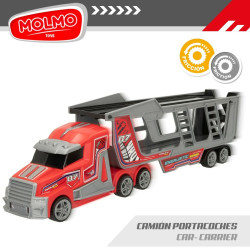 Camion Autotransporteur Colorbaby 47 x 13 x 8 cm (4 Unités) 3 Pièces